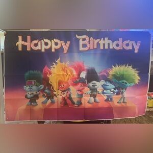 Trolls Happy Birthday Party Banner and more
